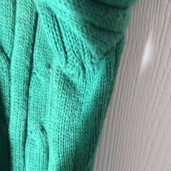 Croft & borrow green Cable knit sweater fisherman sweater - Picture 5 of 7